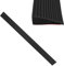 Umllpet Türschwellenrampen, 100x5.5x1.6CM Schwellenrampe, PVC Rollstuhlrampe, rutschfeste Oberfläche, Gummirampe Auffahrrampe Schwellenrampe für Rollstuhl, Kinderwagen, Rollator, Gepäck(Schwarz)