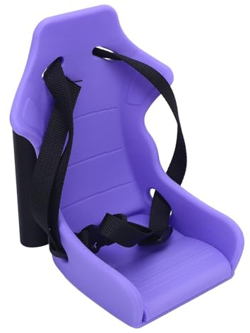 Matybobe Bike Baby Doll Carrier Adjustable Strap Length Plastic Front Doll Bike Seat Outdoor Adventure (Purple)
