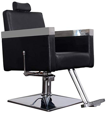 BarberPub 3021BK-1 - Sedia da parrucchiere