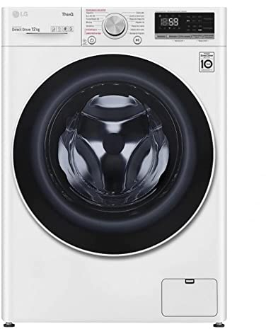 Lavadora LG F4WV5012S0W 12 Kg 60 cm 1400 rpm