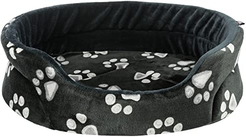 Jimmy Bed, Oval, 85 × 75 cm, Svart