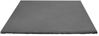 JARDIN202 - Loseta de Caucho Antivibración | Especial para Exterior y Gimnasios | Suelos Infantiles | Fitness | 100 x 100 x 1,5 cm (Gris)