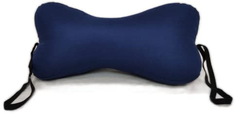 TAKIMED Cojín de lectura en forma de hueso, cojín para el cuello, cojín de coche reposa cabeza, cojín para silla de oficina, cojín para la cervical, cojín TV, cojín multiusos, producto italiano.