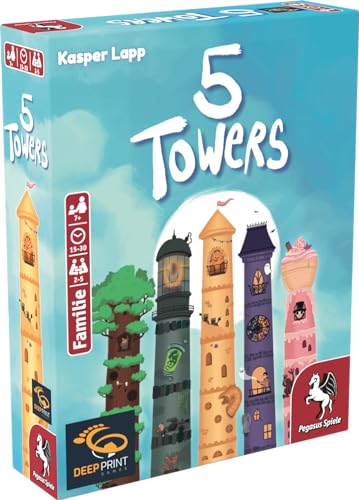Pegasus Spiele 57814G 5 Tours (Deep Print Games)