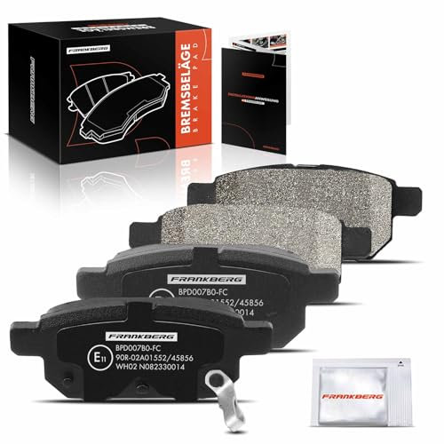 Frankberg 4x Brake Pad Rear Axle Compatible with Swift IV FZ NZ 1.2L 1.6L 2010-2024 Vitara LY 1.0L-1.6L 2015-2024 Replace# 5580068L00