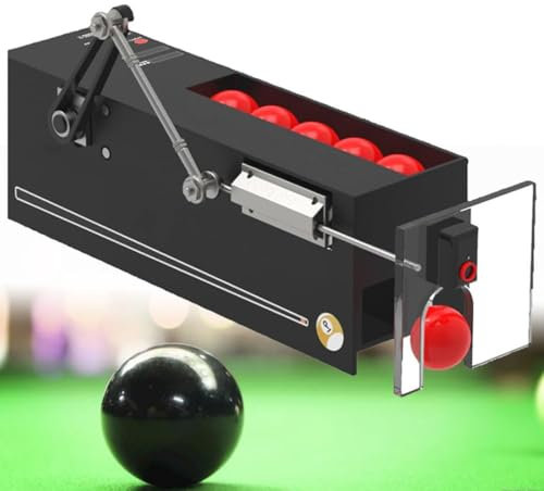 Automatische Snookerball-Trainingsmaschine, 600 Stück/h Pool-Billardball-5-Punkte-Shooter-Spender, Billardball-Übungsmaschine, Snookerball-Werfer, Pool-Schießgenauigkeits-Zuggerät für zu Hause