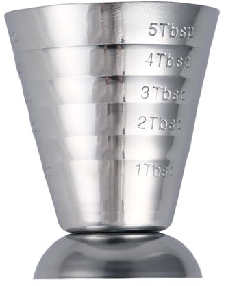 LIXSAZSE Measuring Jigger Rustproof Wine Drink Shakers Pub Bar Cups Smooth Exquisite Tumblerful Stoup