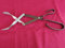 V-Tong Grillzange 51 cm Kupfer Hammerschlag BBQ Zange Modell Western mit Griff aus Olivenholz
