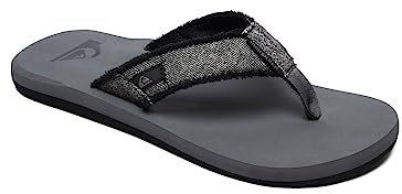 Quiksilver Herren Monkey Abyss Sport Sandalen, Grau Grey Black Grey Xsks, 41 EU