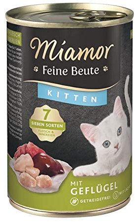 Miamor Feine Beute Kitten - Geflügel 12x400g