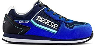 Sparco Gymkhana S1p SRC, Zapatos de Seguridad de Trabajo, Turquesa, 40 EU
