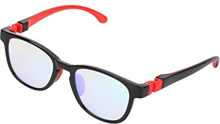Children Color Blind Glasses Portable Indoor Outdoor Color Blindness Glasses Anti Eyestrain with Case for Boys Girls