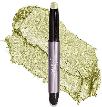 Julep Eyeshadow 101: Cream-to-Powder Waterproof Stick – Meadow Shimmer – Long-Lasting, Crease-Proof, Earthy Green Shimmer Eyeshadow with Built-In Smudger