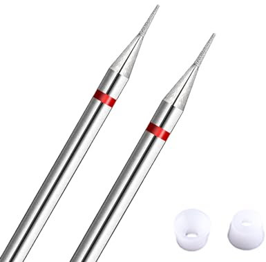 Acycoin2A Nagelhautreiniger, Hartmetall-Nagelbohrer-Feile (B), 2 Stück