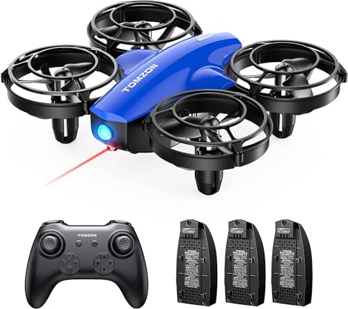 Tomzon A24 Mini Drone para Niños, Dron con 3 Baterías 24 Minutos de Vuelo, Modo de Batalla, Cuadricópteros Kid Drone Tres Funciones Voladoras, Juguete para Principiantes