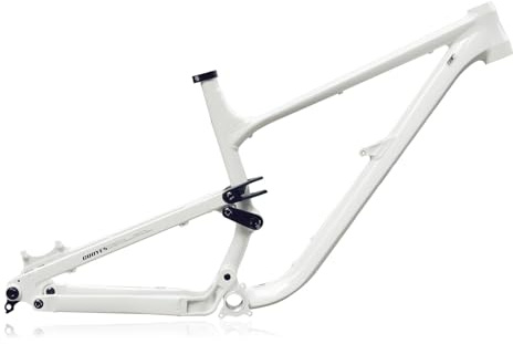NURUGURE Cadre de VTT Tout Suspendu en Alliage d'aluminium pour Enduro/DH/AM 27,5/29 Pouces, débattement de 15/16,5/18 Pouces, Freins à Disque de 160 mm, axe traversant 12 x 148 mm.