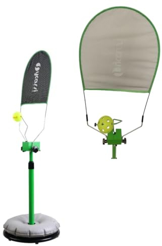 Kunpengzhi Tennis Trainer | Portable Tennis Practice Equipment for All Levels – Real Topspin Training Aid • Adjustable Height & Angle – 2 in 1 for Pickleball Trainer