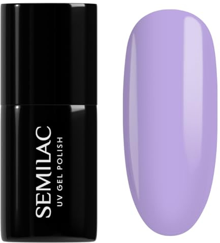 SEMILAC 559 Violet Blast Nail UV Gel Polish | Long Lasting and Easy to Apply | Soak off UV/Led | Perfect for Home and Professional Manicure and Pedicure 7 ml