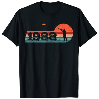 Jahrgang 1988 Tontauben Geburtstagsshirts Tontaubenschießen T-Shirt