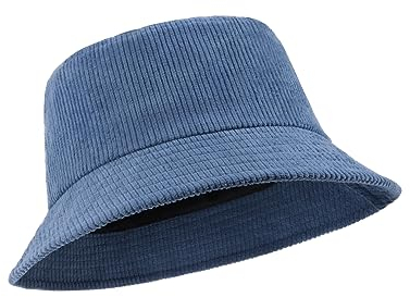 Zylioo XXL Cord Fischerhut Anglerhut Für Großen Kopf,Kord Bucket Hats,Winter Sonnenhut mit Breiter Krempe