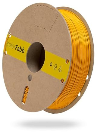 colorFabb Lw-pla Gelb 3D-Druckerfilament, 1,75mm Durchmesser, 750g Spule, Leichtes Material, Ideal für RC-Flugzeuge, Matte Oberfläche