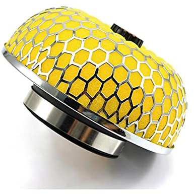 ZAPYVET Filtro de aire Purificador de aire de alto flujo Limpiador de admisión de aire frío universal for automóvil Limpiador lavable con cabeza de hongo de 76 mm/3 pulgadas Filtro de motor de aire de