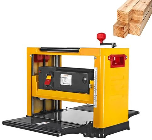 ZHJOPP Cepilladora de Espesor de Madera de 13 Pulgadas 2000 W, cepilladora de sobremesa Cepilladora de carpintería de 8000 RPM, para Corte de Madera, carpintería