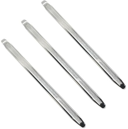 Flewdartg 3pcs Demonte Pneu 40cm Acier Inoxydable Chromé, Démonte Pneu Démonte-Pneus Manuels 40 Cm Outillage De RéParation des Pneus pour Voiture Moto Trottinette