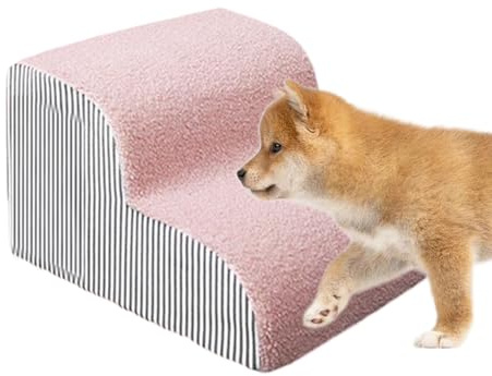 Escaliers Pour Chats - Échelle Pour Animaux De Compagnie, Marches Pour Animaux | Marches D'escalier Douces, Housse De Lavage Amovible, Conception Antidérapante, Parfaites Pour Les Petits Chiens Et Cha