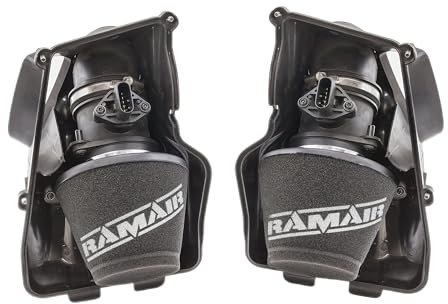Pair of Ramair Panel Foam Air Filter Element for Audi S6 5.2 FSI V10 2006-11