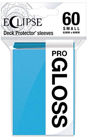 Ultra Pro - Eclipse Gloss Small Sleeves 60 Pack - Sky Blue