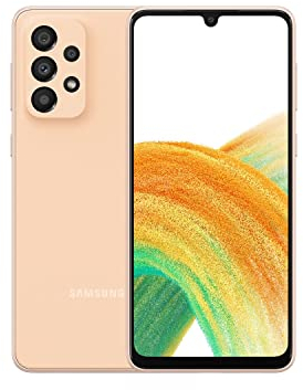 Samsung Galaxy A33 5G SM-A336B 16.5 cm (6.5 Zoll) 6 GB 128 GB Hybrid Dual-SIM Orange 5000 mAh