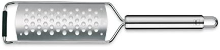 kela grattugia da cucina in acciaio inox 32 x 6,5 cm RONDO, grattugia a corona con superficie grattugiata forata, grattugia per parmigiano, lavabile in lavastoviglie, lucida