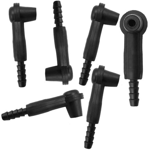 Selxran Exchange Tool Connector Brake Bleeding Kit, 6 Pcs Car Oil Bleeder Pump Exchange Adapter Professional Pumping Pipe Connectors Brake System Bleeding Tools Car Accessories for Cars Vehicles