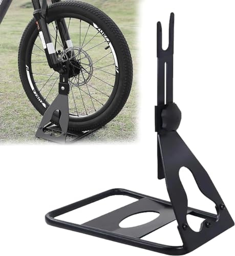Ayolofei Rastrelliera Portabici Singola, Cavalletto di Parcheggio Regolabile in Altezza, Supporto di Riparazione per Bicicletta da 12 a 29 Pollici, Mountain Bike, Bici da Corsa, MTB