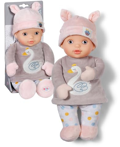 BABY Born for Babies Sweetie Mauve 30 cm Stoffpuppe mit Rassel
