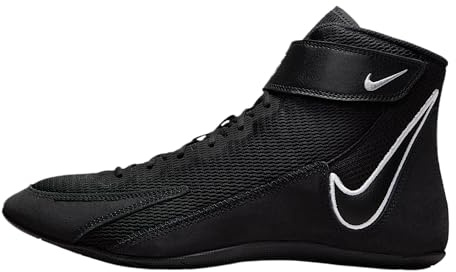 Nike Speedsweep VIII - Stivali da wrestling, colore: Nero/Bianco, Nero/Nero/Grigio lupo/Bianco, 11