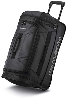 Samsonite Unisex-Adult Andante 2 Boxed Wheeled Duffel 22 Rolling, Black, One Size
