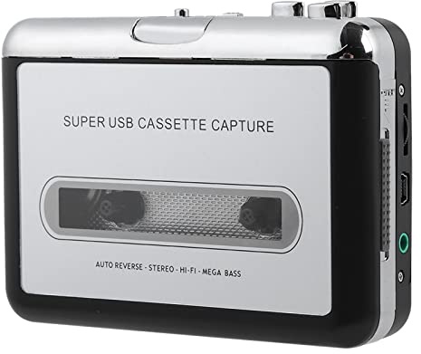 Bärbar PC-Kassettbandspelare USB Digital Kassettbandspelare för Att Spela in Musik Från Kassettband Till MP3 CD-omvandlare