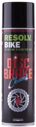 Resolvbike Brake Cleaner 500ml — Pulitore Freni a Disco per Bici ed E-Bike, Sgrassante con Additivo Antifischio per Dischi e Pastiglie, Cannuccia di Precisione, Evapora Rapido, Made in Italy