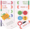 Haftnotizen Lustig Klebezettel mit witzigen Sprüchen Notizzettel Bunt Selbstklebend Pagemarker zum Markieren Geschenke für Kollegen Einschulung Studenten Lehrer Schule Büro