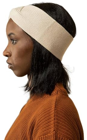 MELAWEAR Mela - Stirnband Meena | Nachhaltig mit Fairtrade Cotton, GOTS & Grüner Knopf Zertifizierung, Farbe:Cream