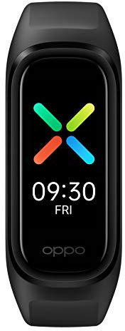OPPO Band Sport - Pulsera conectada - 12 modos deportivos, monitoreo del sueño - Hasta 12 días de duración de la batería - Medición cardíaca - Negro (renovado)