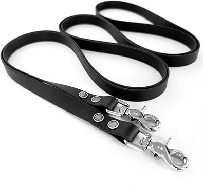 ZAVVIT Biothane Zügel – Geschlossene Zügel mit Schnalle. 2,84m lang! Flacher, pflegeleichter BioThane Zügel für Training und Ausritte