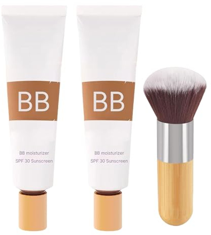 BB Blur Tinted Moisturizer Spf 30, Bb Cream Tinted Moisturizer, Hydrates & Smooths Skin, Full Coverage, Oil-Free, 50ml (2)