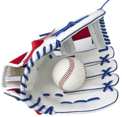 Basebollhandske professionell PU basebollhandske – 10,5 tum/11,5 tum Catcher's for Youth Practice Beginners