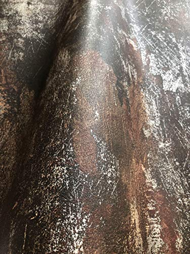 NEWROOM Tapete braun Metall Rost Architekt Vliestapete grau Vlies moderne Design Optik Tapete Struktur Premium Industrial inkl. Tapezier Ratgeber