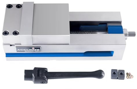 Accusize Industrial Tools 4 Inch Super-Lock Precision C.N.C. Machine Vise 0.0002 Inch, Fa23-5204