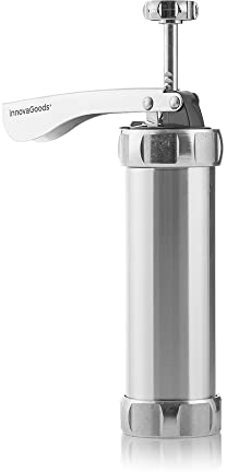 InnovaGoods® Máquina para hacer galletas Prekies, manga pastelera 2 en 1 maquina de galletas de forma rápida y sencilla, moldes para reposteria galletas.