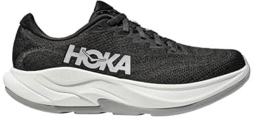 Hoka Rincon 4 - Scarpe da corsa da uomo, Nero/Bianco, 11 Wide